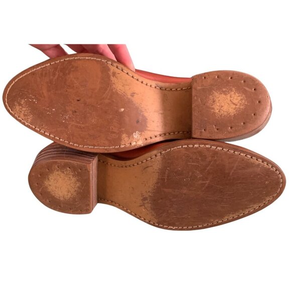 Levi’s 1970s Orange Tab Brown Cowboy Boots Mens Size 9.5 Vintage - Picture 14 of 16